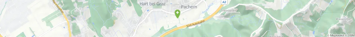 Kartendarstellung des Standorts für Apotheke Hart in 8075 Hart bei Graz